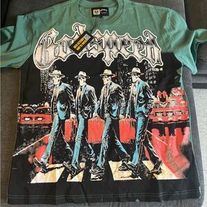 Godspeed Graphic Men's Shirt - Green